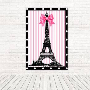 Painel Retangular Sublimado Paris 1,5X2,2 Frt-5632