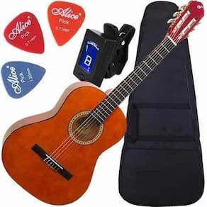 Kit Violão 3/4 Acústico Nylon N6 Nt Giannini O F E R T A
