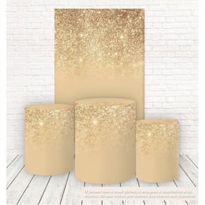Painel Retangular E Capas 3D Sublimado Glitter Fkpc-974