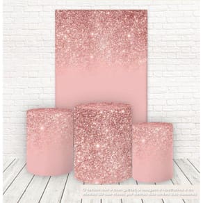 Painel Retangular E Capas 3D Sublimado Glitter Fkpc-977