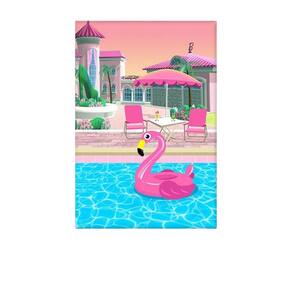 Painel Retangular Tecido Sublimado 3D Barbie 1,50X2,20