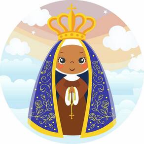 Painel Redondo 3D Sublimado Religioso Frd-1404