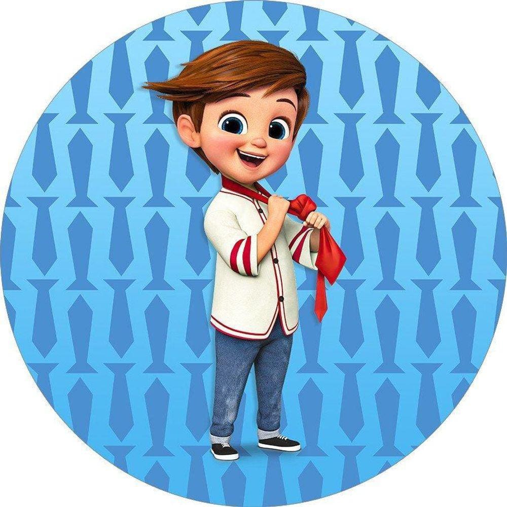 Painel Redondo 3D Sublimado Chefinho E Chefinha Frd-5974