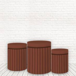 Trio De Capas Tecido Sublimado 3D Ripados Fcc-652