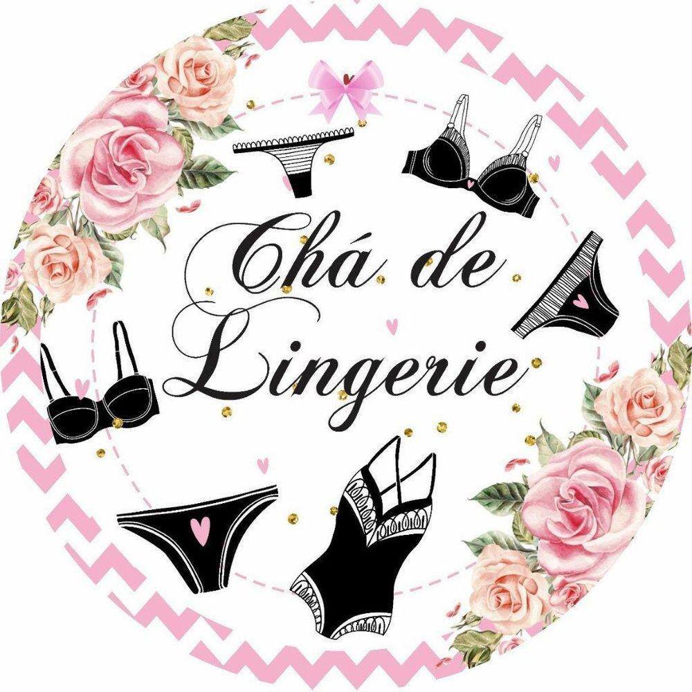 Painel Redondo 3D Sublimado Chá De Lingerie Frd-4583
