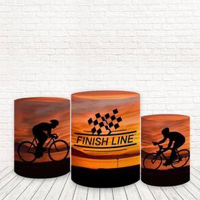 Trio De Capas Tecido Sublimado 3D Ciclismo Fcc-602