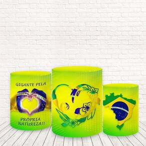 Trio De Capas Tecido Sublimado 3D Futebol Fcc-619
