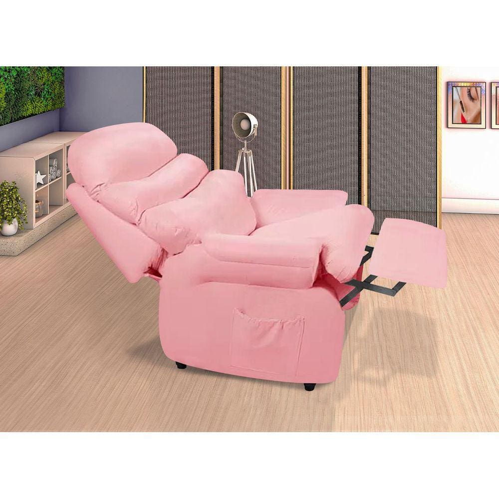 Poltrona Rosa Para Extensão De Cilios Reclinavel