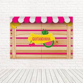 Painel Retangular Sublimado Quitandinha 2,0X1,5 Frt-5694