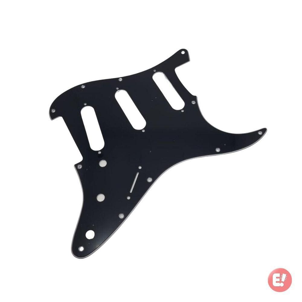 Guitarra Escudo Strato SSS Preto 3 Camadas BWB 3PLY