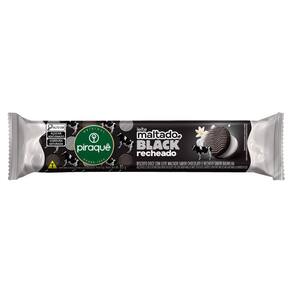 Biscoito Piraquê Leite Maltado Black Recheio Sabor Baunilha 85g