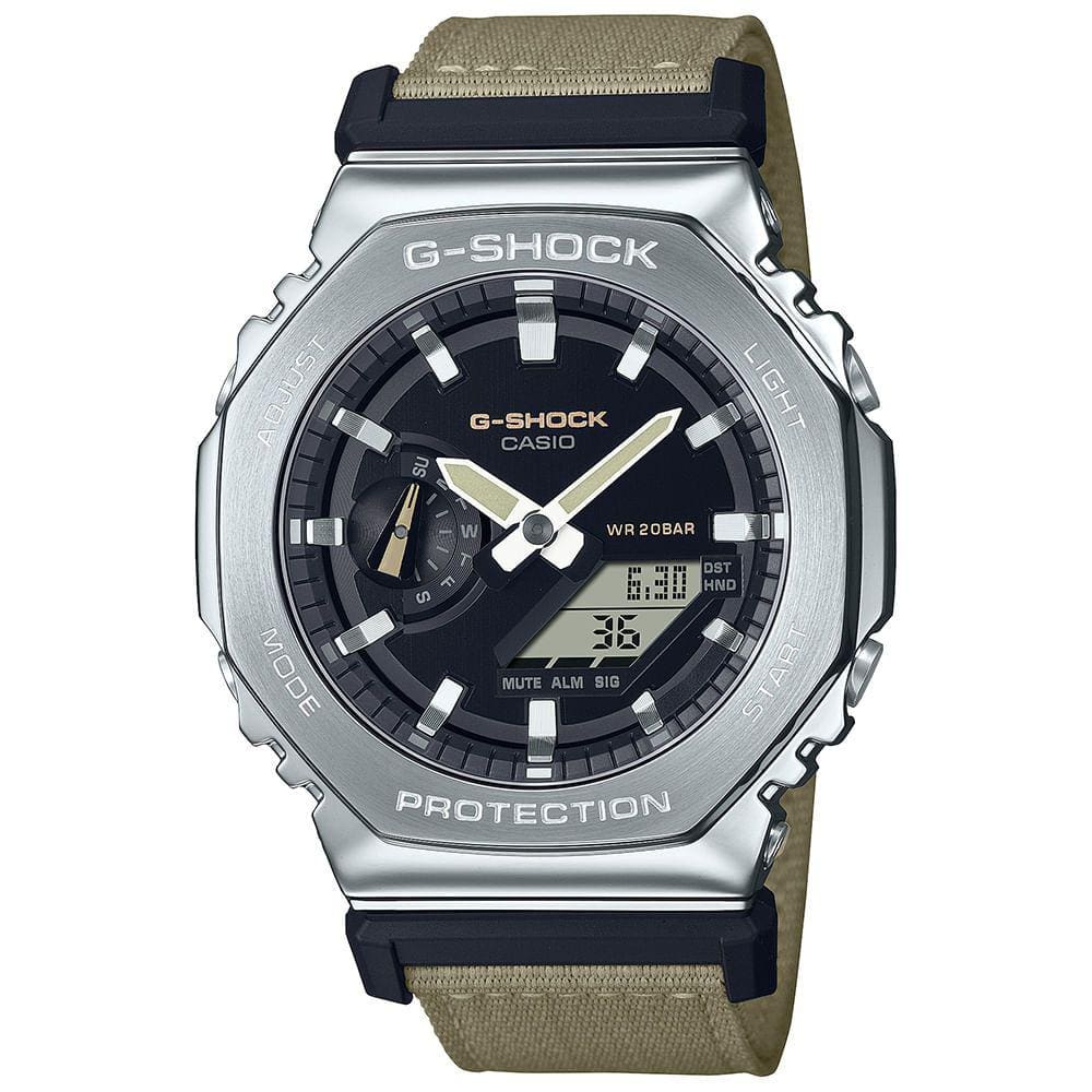 Relógio CASIO G-SHOCK Utility Metal anadigi GM-2100C-5ADR
