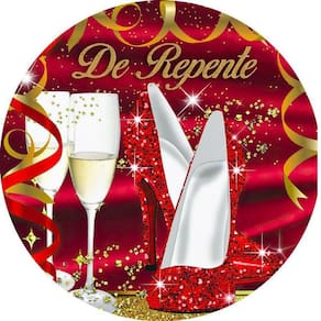 Painel Redondo 3D Sublimado Idades Frd-5277
