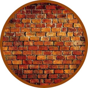 Painel Redondo 3D Sublimado Muro Frd-2773