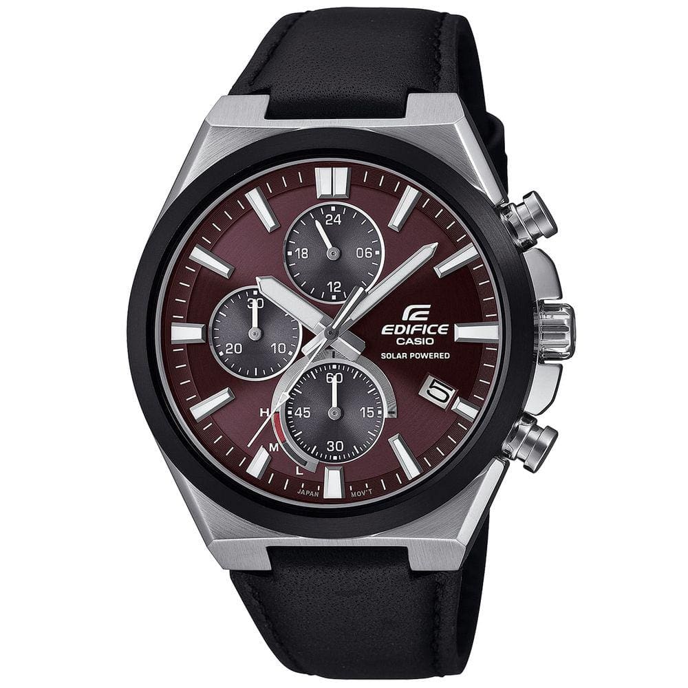 Relógio CASIO EDIFICE masculino solar EQS-950BL-5AVUDF