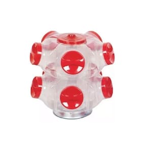Baleiro Bomboniere Giratório 2 Andares 10 Potes Vermelho