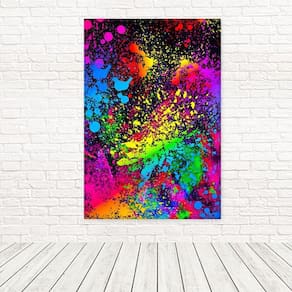Painel Retangular 3D Sublimado Neon 1,5X2,2 Frt-5216