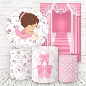 Kit 2 Painéis E Capas 3D Sublimado Bailarina Fkpc-950