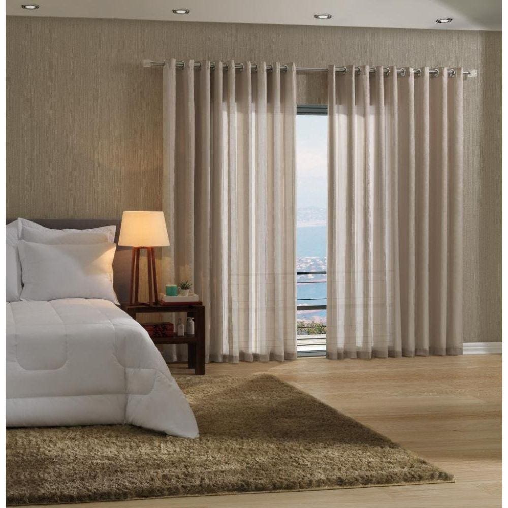 Cortina Para Sala Quarto Duplex Sorrento 3,00m x 1,70m
