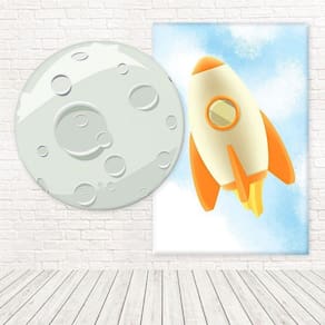 Kit Painéis Casadinho Tecido Astronauta Fpc-569