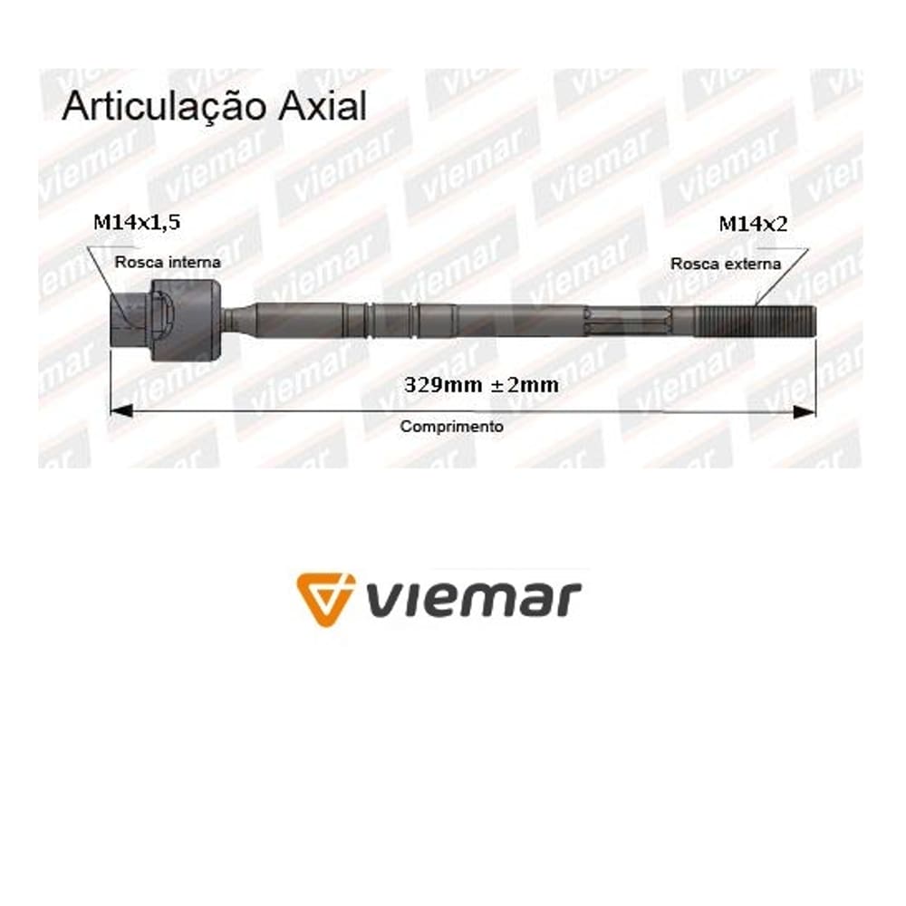 Barra Axial Escort Verona Logus Pointer 680050