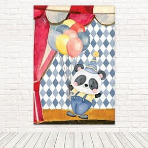 Painel Retangular Sublimado Circo Vintage 1,5X2,2 Frt-1614