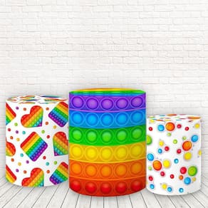 Trio De Capas Cilindros 3D Sublimado Fidget Toys Fcc-333