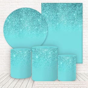 Kit 2 Painéis E Capas Tecido Sublimado Glitter Fkpc-956