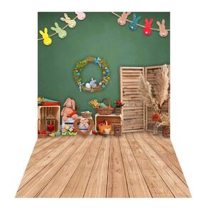 Fundo Fotográfico Tecido Sublimado Newborn 3D Páscoa9