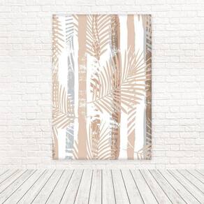 Painel Retangular Tecido 3D Safari Folhagens 1,50X2,20 5241
