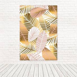 Painel Retangular Tecido 3D Folhagens 1,50X2,20 Frt-5239