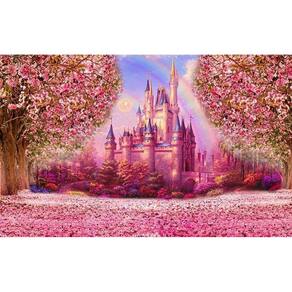 Painel Retangular Sublimado Castelo Realeza 2,0X1,5 Frt-1608