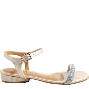 Sandália Feminina Casual Salto Baixo com Strass Total Comfort Ramarim 2323205