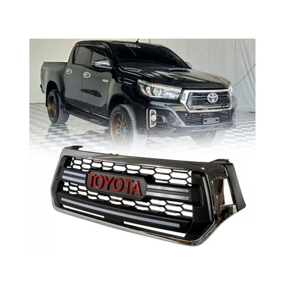 Grade Escrita Toyota Para Hilux Com Led | Casas Bahia