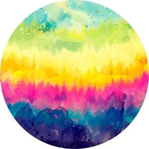 Painel Redondo 3D Sublimado Tie Dye Frd-3914