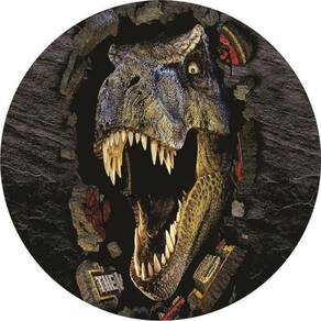 Painel Redondo 3D Sublimado Dinossauro Frd-1845