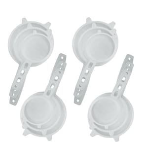 Kit 4 Peneiras Coador Plástico 3 Pecas P M G 1168 Ercaplast