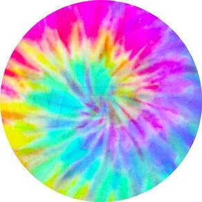 Painel Redondo 3D Sublimado Tie Dye Frd-1707