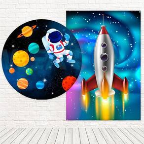 Kit Painéis Casadinho 3D Sublimado Astronauta Fpc-110