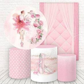Kit 2 Painéis E Capas 3D Sublimado Bailarina Fkpc-345