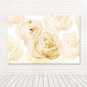Painel Retangular 3D Sublimado Cisne 2,0X1,5 Frt-4157