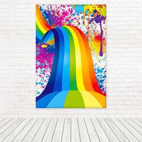 Painel Retangular 3D Sublimado Pintando 7 1,5X2,2 Frt-4991