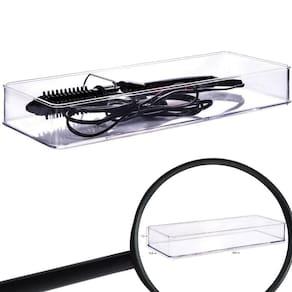 Organizador de plástico acrílico 36,5 x 14,6 x 5,45 cm H1 Plasutil ref.15458