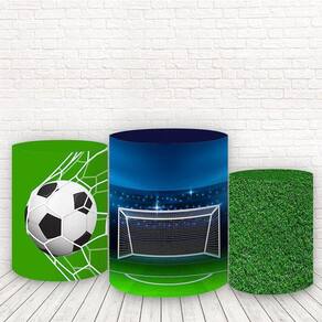 Trio De Capas Cilindros 3D Sublimado Futebol Fcc-122