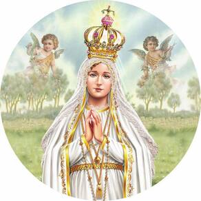 Painel Redondo 3D Sublimado Religioso Frd-2665