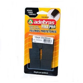 Feltro Pequeno Quadrado 12 Peças De 30X30 Mm Com Adesivo