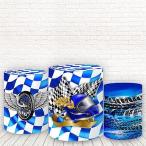 Trio De Capas 3D Sublimado Moto Fcc-464