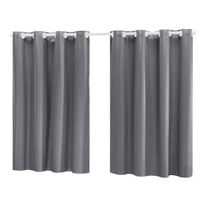 Cortina Para Sala Quarto Em Tecido Oxford Cinza 3,00X1,80