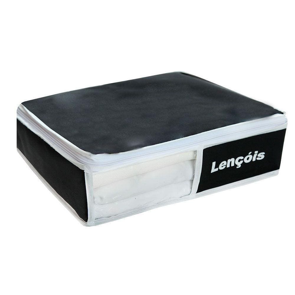Organizador De Lençóis Nylon Preto 923 Vb Home