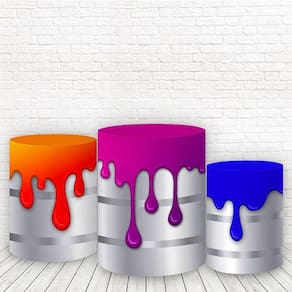 Trio De Capas 3D Sublimado Pintando O 7 Fcc-427